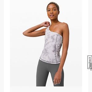 *Worn Once* Lululemon One-Shoulder Tie Dye Tank